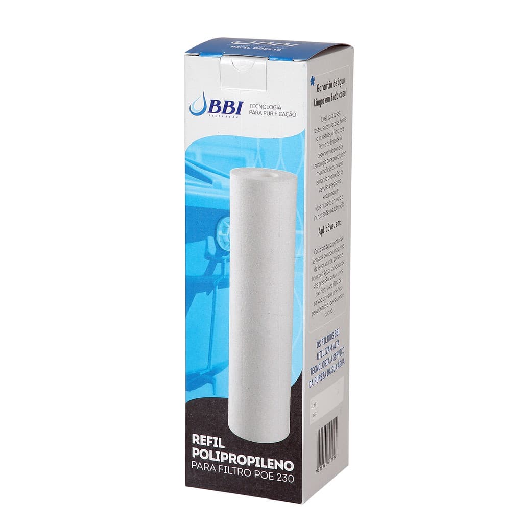 Refil Elemento Reposição P/ Filtro Bbi Poe 230 Original Reposição  Purificador  Água potável  Filtragem eficiente