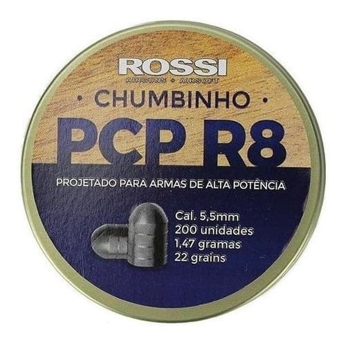 Chumbinho Pcp R8 Power 5,5mm 200un - Rossi