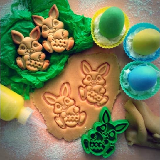 Cortador De Pascoa Para Biscoito Impressão 3D Bolacha, Cookie, Pasta Americana Pascoa Easter