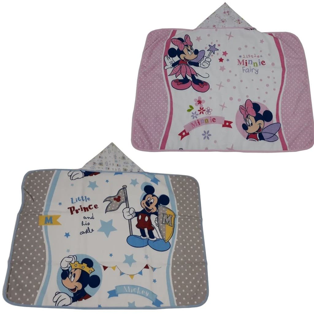 Toalha De Banho Disney Com Capuz Forrada De Fralda - Envio Imediato!