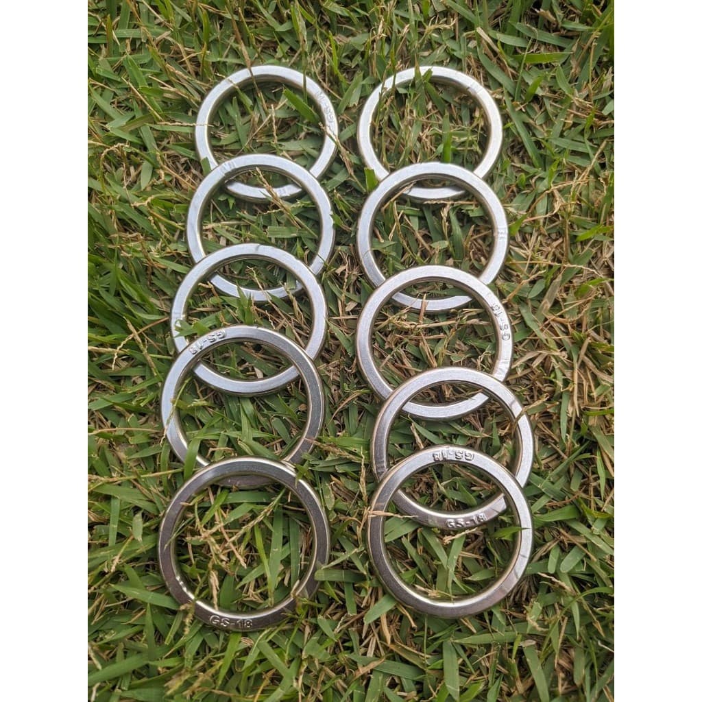 Argolas Em Inox N°18 Chata Para Traia - 10 Unidades
