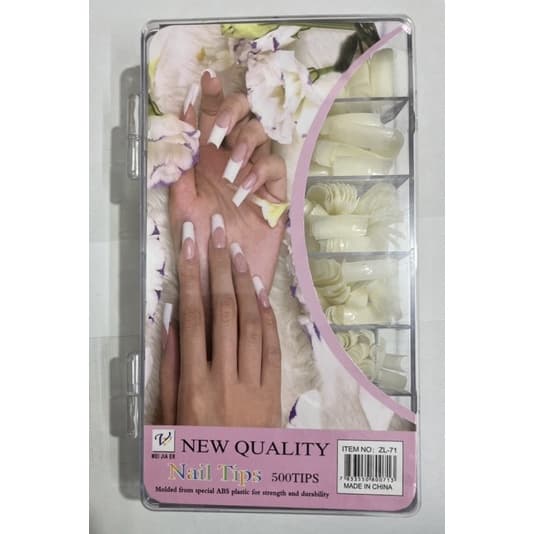 Caixa com 500 Unhas Alongamento Sorriso