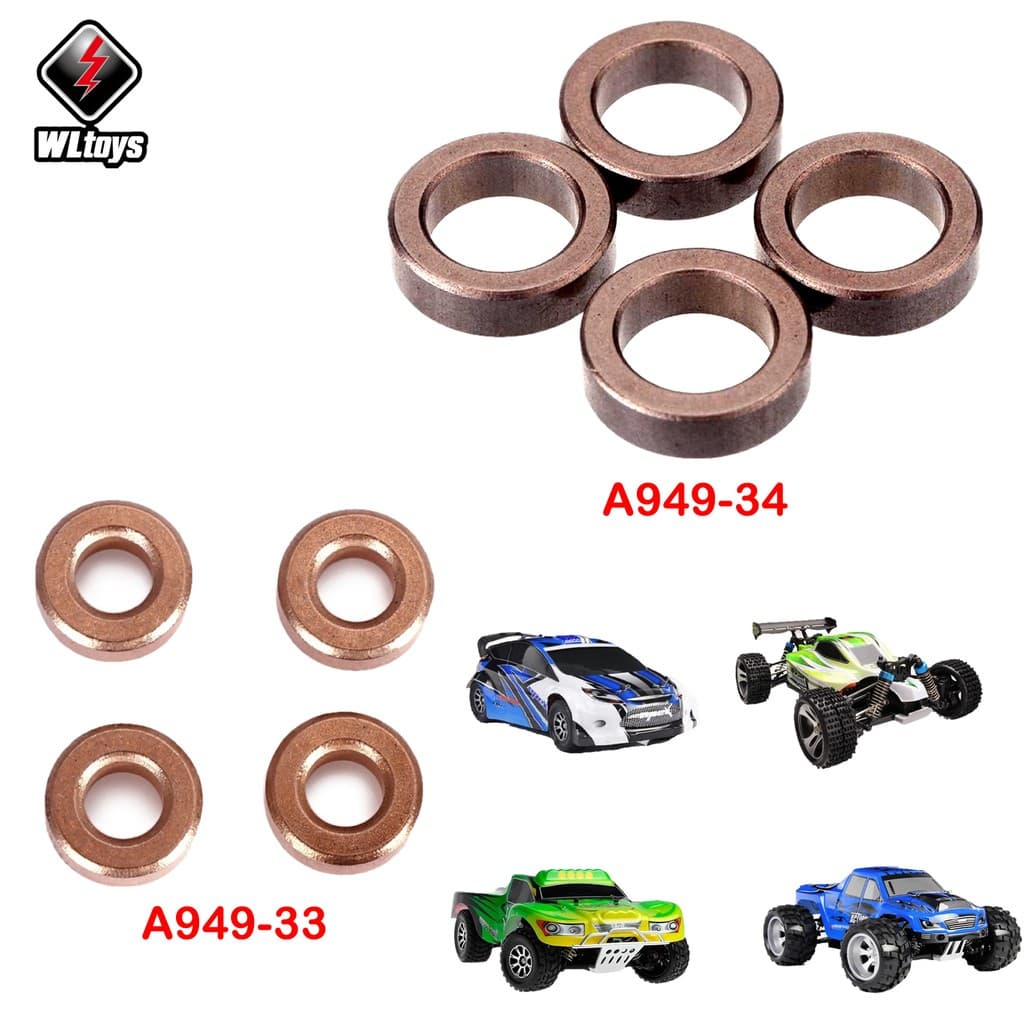 Jogo de Bucha A949-33 A949-34 p/ Roda Automodelo Wltoys Vortex A949 A959 A969 A979