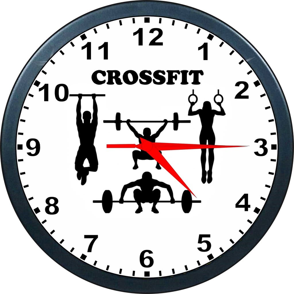 Relógio De Parede Academia - Fitness - Musculação - 24cm