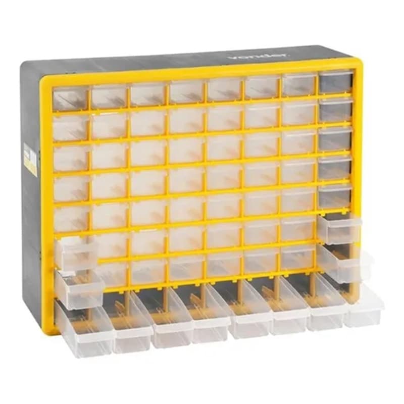 Organizador Gaveteiro para Porcas e Parafusos de Plástico com 64 Gavetas Opv 310 Vonder