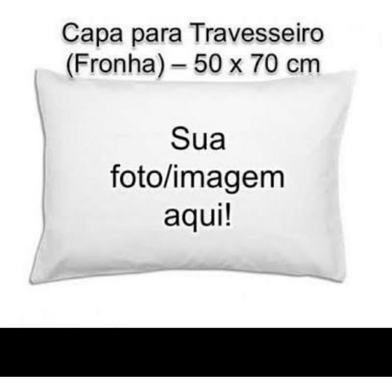 10 Fronha De Travesseiro Para Sublimação 50x70 Branca