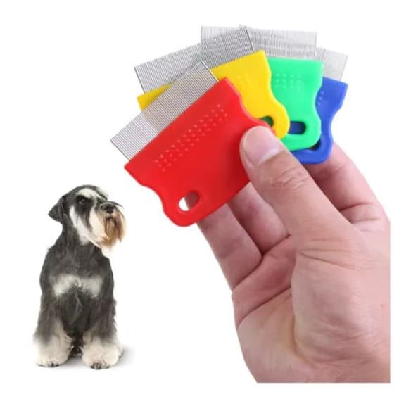 Pet Pente Piolhos, Pulgas e Ovo - Removedor de Poeira  - de Aço Inoxidável Escova de Saúde Pente