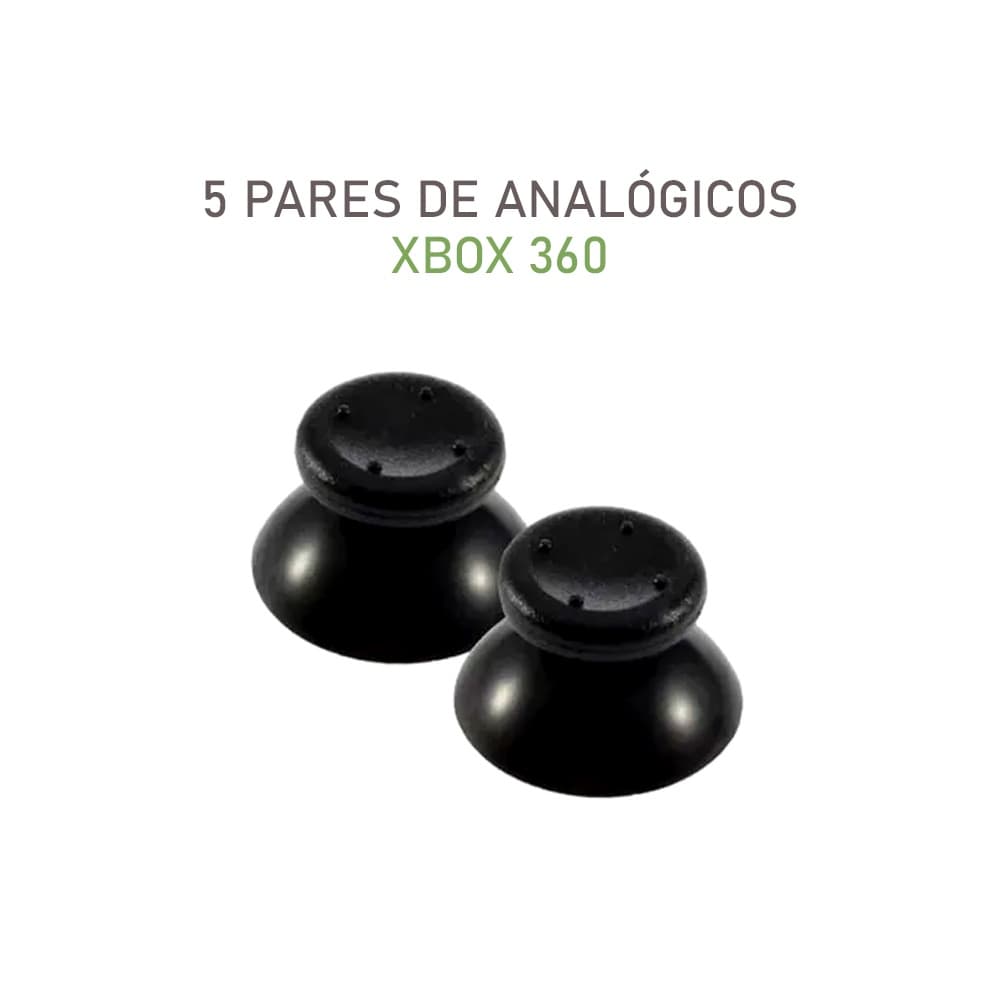 Kit Reparo Botão Analógico Xbox 360 - 5 Pares - Novo