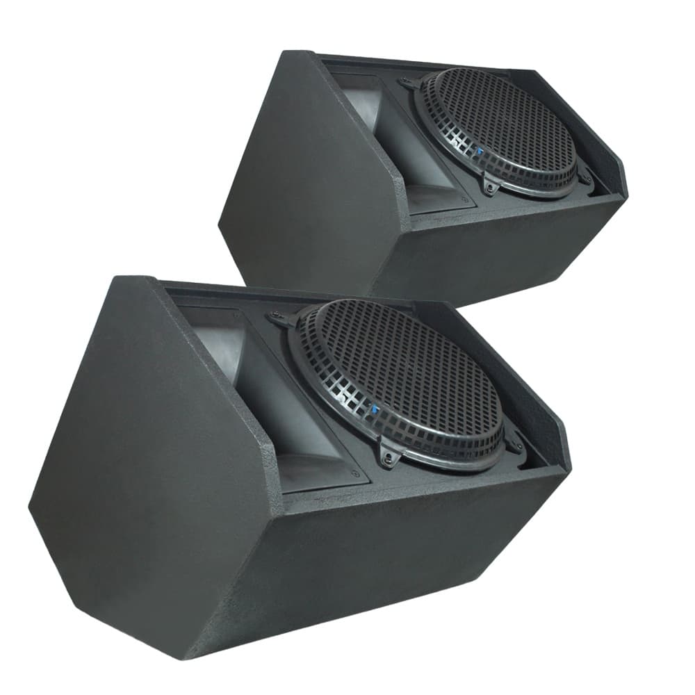 Kit 2 Caixa Som Retorno Top Palco Passiva 540w Rms Plug P10 Pronta Entrega