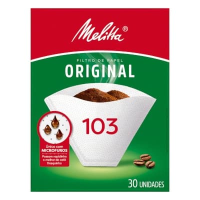 Kit 5 Filtro de Papel 103 caixa 30 unidades - Melitta