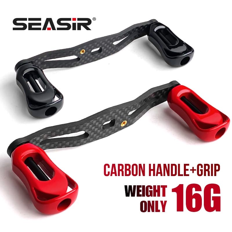 SEASIR 6 Cabos E Peso De Carbono Ultraleves Coloridas Apenas 16g Para Carretel De Isca Acessórios De Pesca DIY