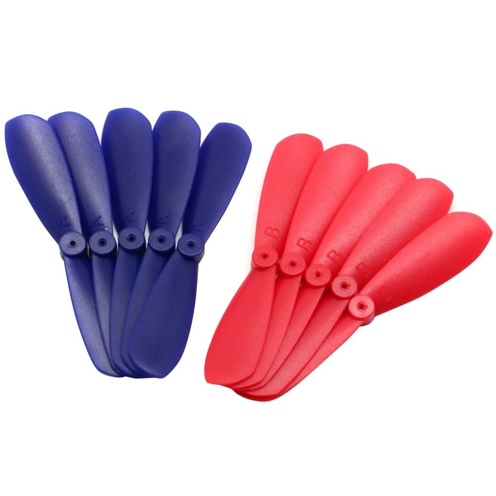 10pcs 46mm 4,6cm 0,8mm 1,0mm CW CCW AB Hélices De Escoras Principais 716 615 720 Motor Sem Fio Para Drone De Avião (5 Pares)