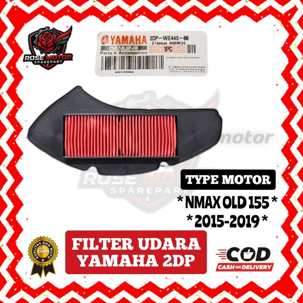 Filtro De Ar NMAX N MAX 155 Antigo 2015-2019 2DP WE445 Qualidade ORIGINAL