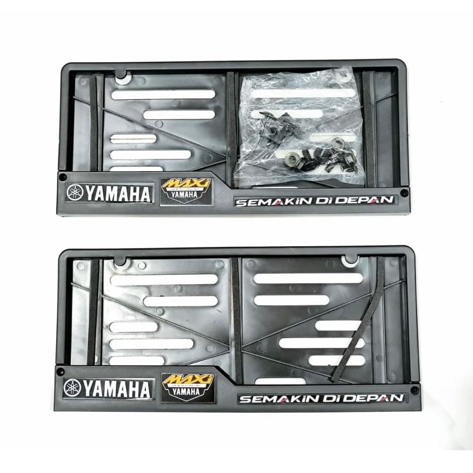 Capa Maxi Para Placa De Licença Plus Pnp Bolts Nmax Aerox Xmax Lexi Mio Soul Gt Fino Vega Júpiter Vixion Etc .