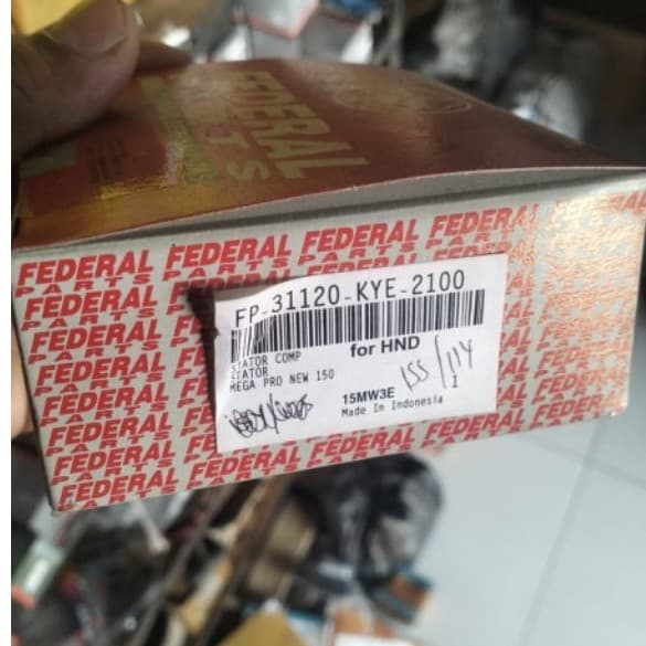Novo Monoamortecedor Megapro FP-31120-KYE-2100 original FEDERAL