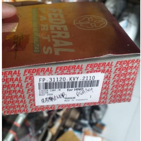 Sepul Estator comp ASSY Carburador Batida 2008-2012 FP-31120-KVY-2110 ori FEDERAL