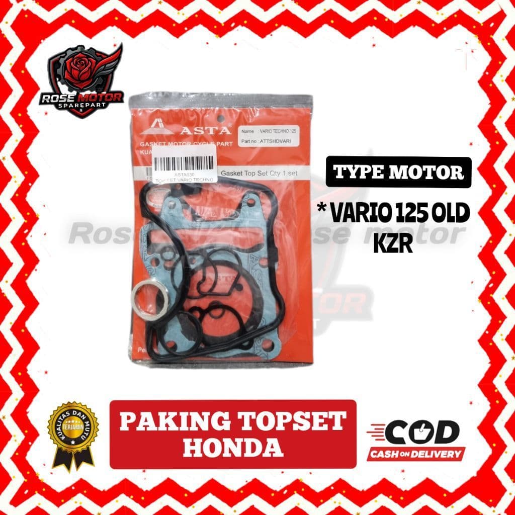 TOPSET TOP SET PAKING VARIO TECHNO FI 125 Antigo Qualidade ORIGINAL