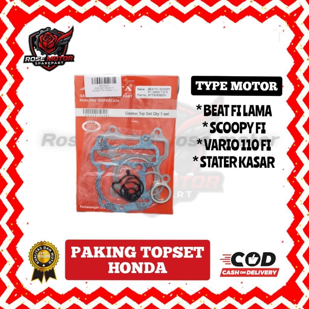 TOPSET TOP SET PAKING BEAT Scopy VARIO 110 FI OLD Áspero STARTERS Qualidade ORIGINAL