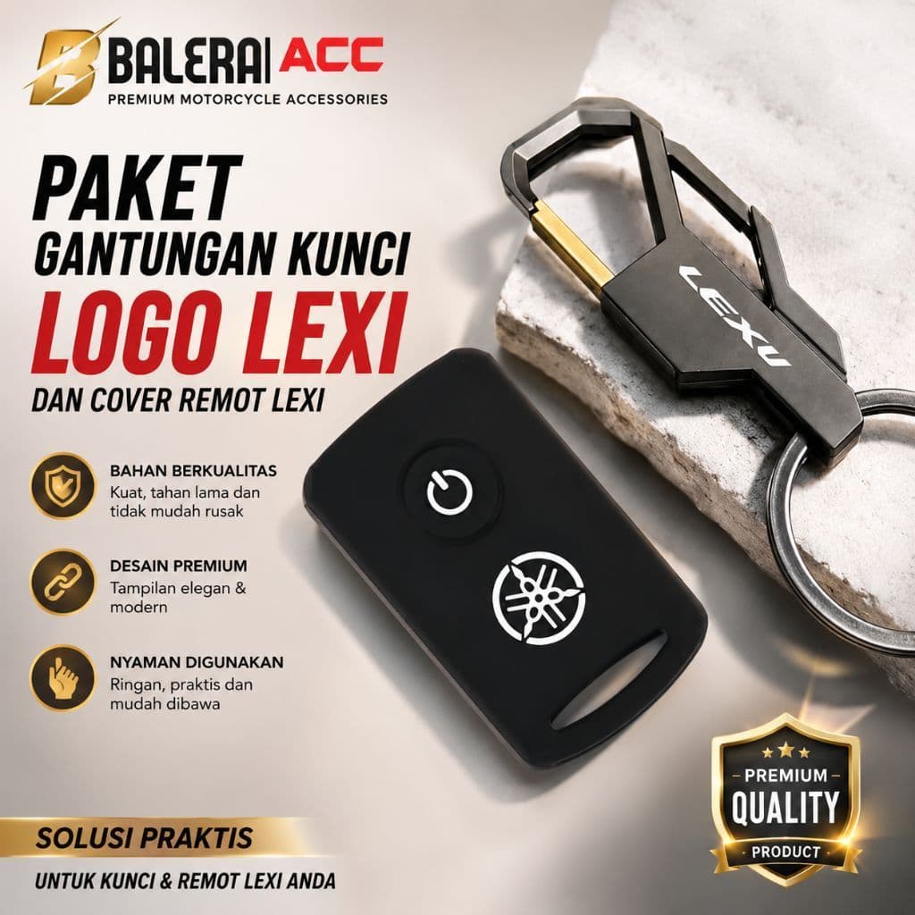 Pacote De Chaveiro Com Logotipo GANTUNGAN Lexi155 E Capa De Silicone Remota Lexi LX 155 PREMIUM