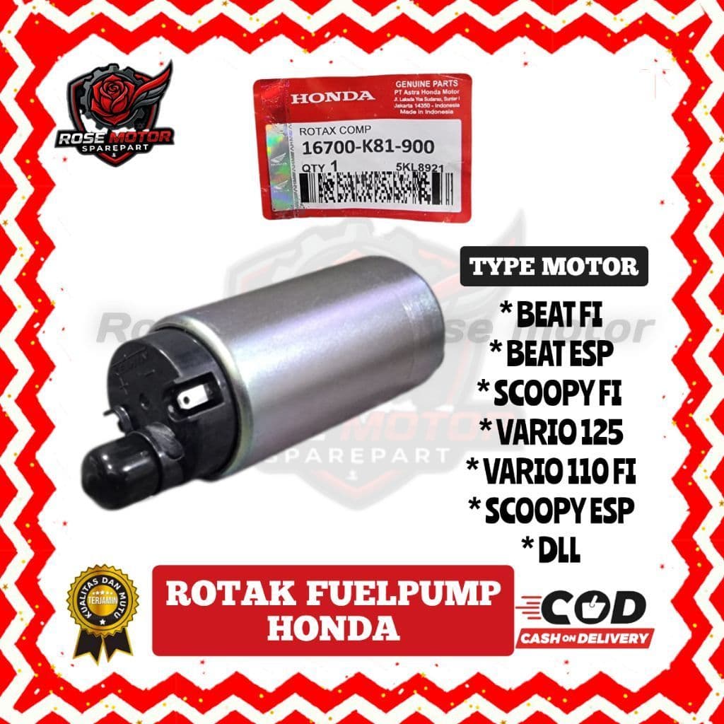 Bomba De Combustível ROTAK DYNAMO BEAT FI ESP STREET Scopy DONUT ECO K81 K16 Qualidade ORIGINAL