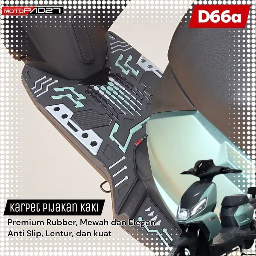 Tapete De Bicicleta Elétrica Uwinfly D66A Step Floor D66A