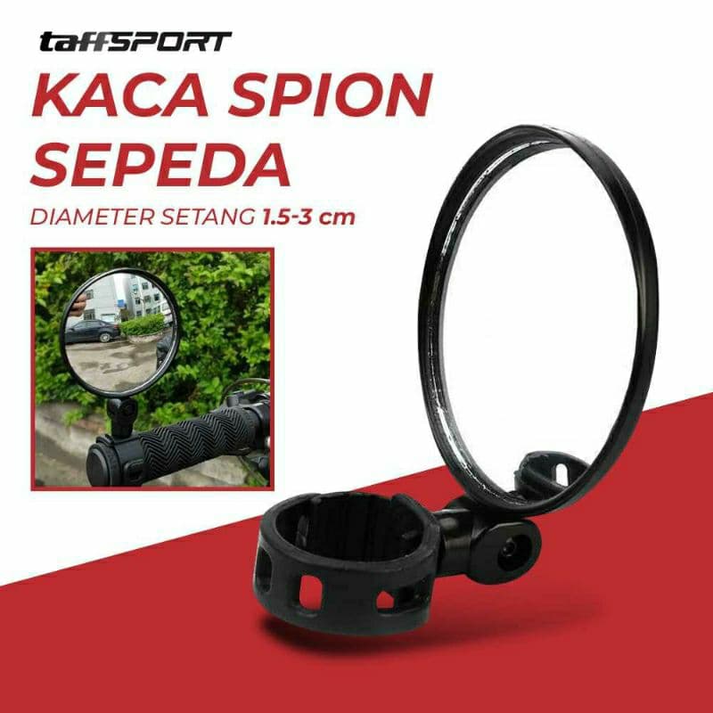Taffsport 1 Pcs Espelho Retrovisor De Ponto Cego De Bicicleta De Vidro Convexo