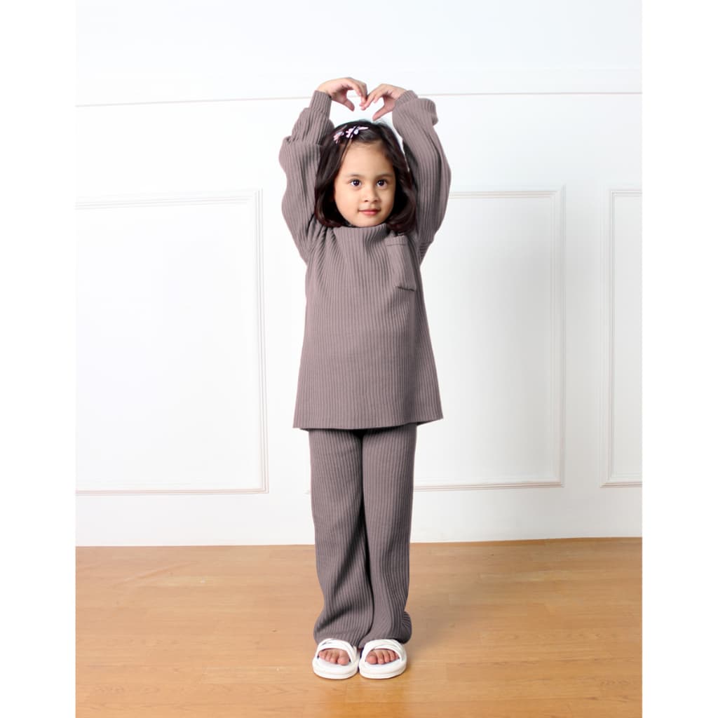 KALILA-Fato De Malha CHAYRA PREMIUM Para Meninas | Conjunto De Roupas Infantis De 2 A 7 Anos