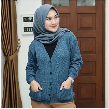 MERISA Knit SWEATER CARDIGAN/Casacos Femininos/Malhas Femininas Coreanas De Malha Grande Liso