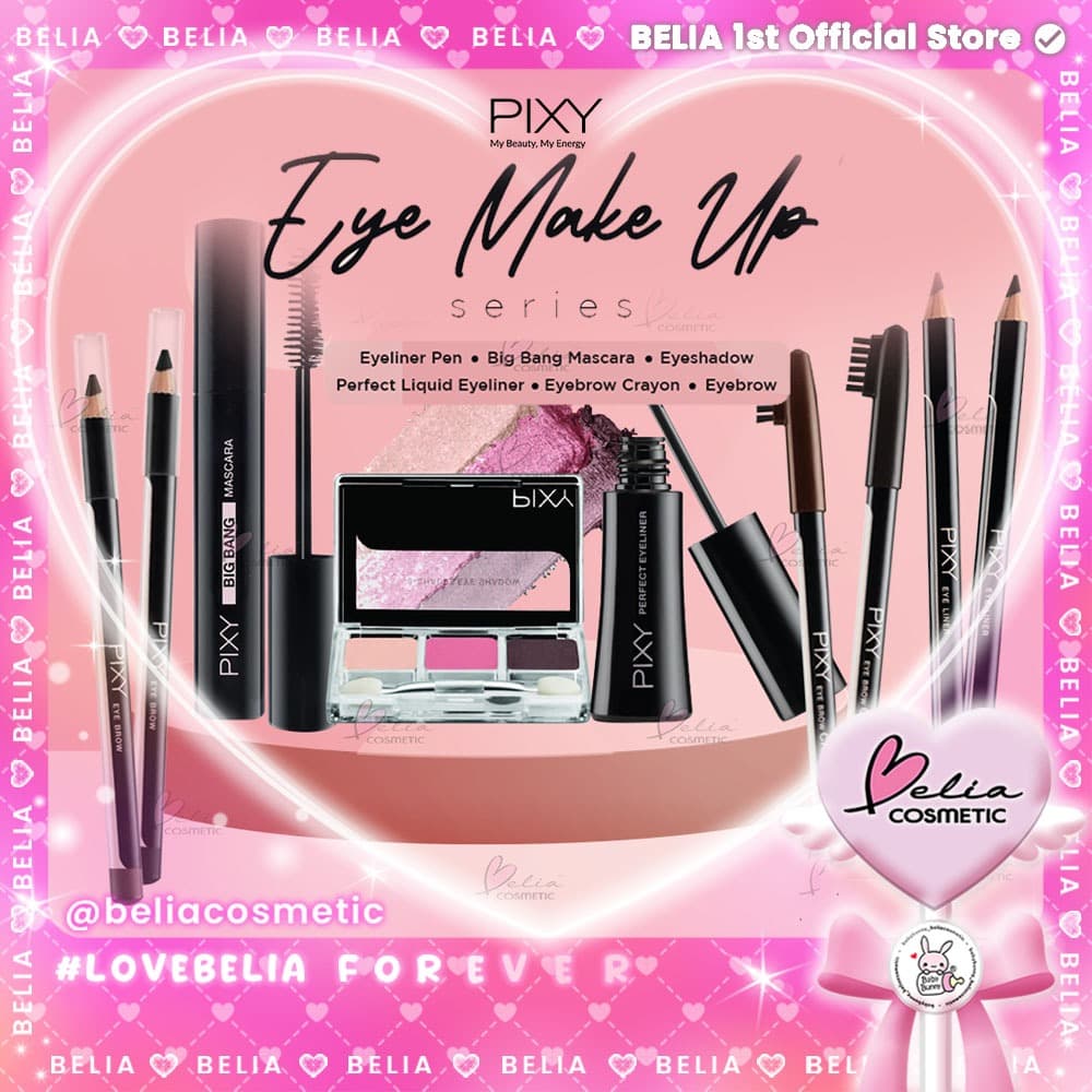 Série De Maquiagem Para Olhos YOUTH PIXY | Delineador Perfeito Máscara Big Bang Marcador Sombra Lápis De Sobrancelha BPO