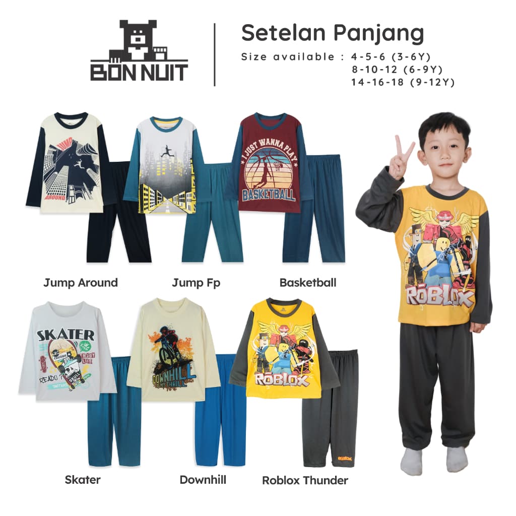 KATUN BONNUIT – Conjunto De Pijama Infantil De Algodão De Manga Comprida , Roupa De Dormir Para Adolescentes , Estampa C