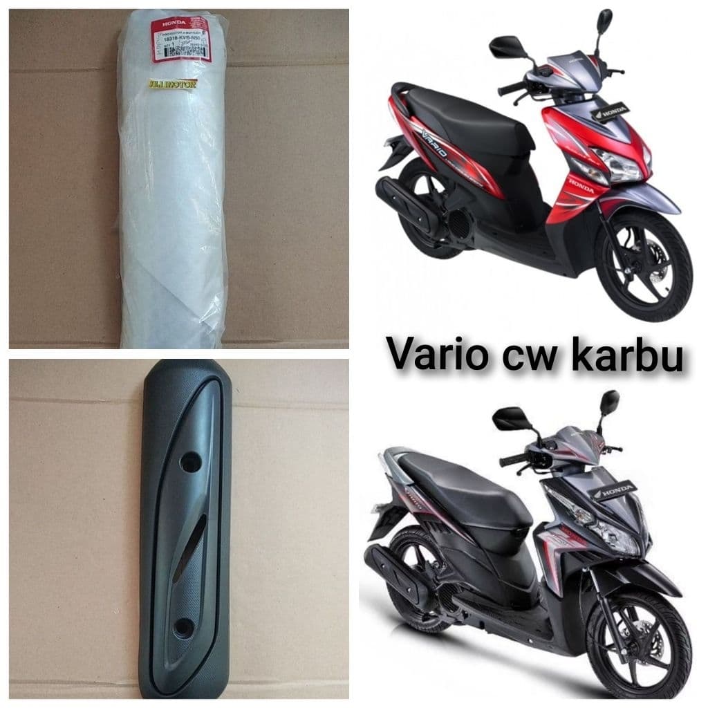 Tampa Protetora De Escapamento , vario 110 Carburador Cv 18318-KVB-N50 original AHM