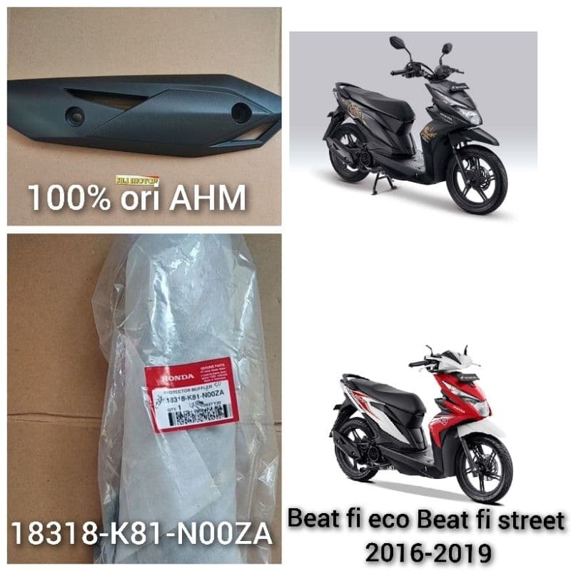Capa Protetora De Escapamento Tampa Batida esp beat street 18318-K81-N00ZA original AHM