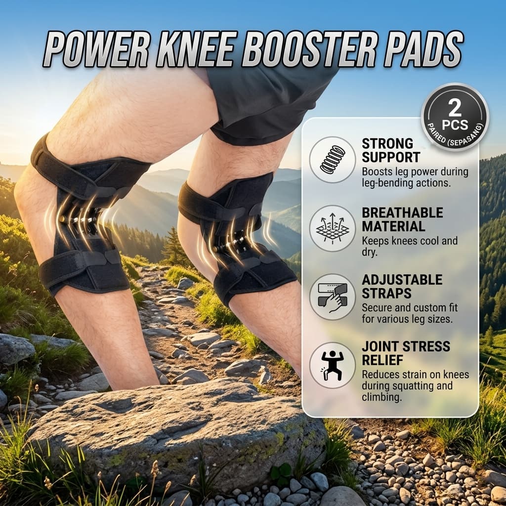 Joelheiras Elétricas Spring Force Knee Support 2 PCS