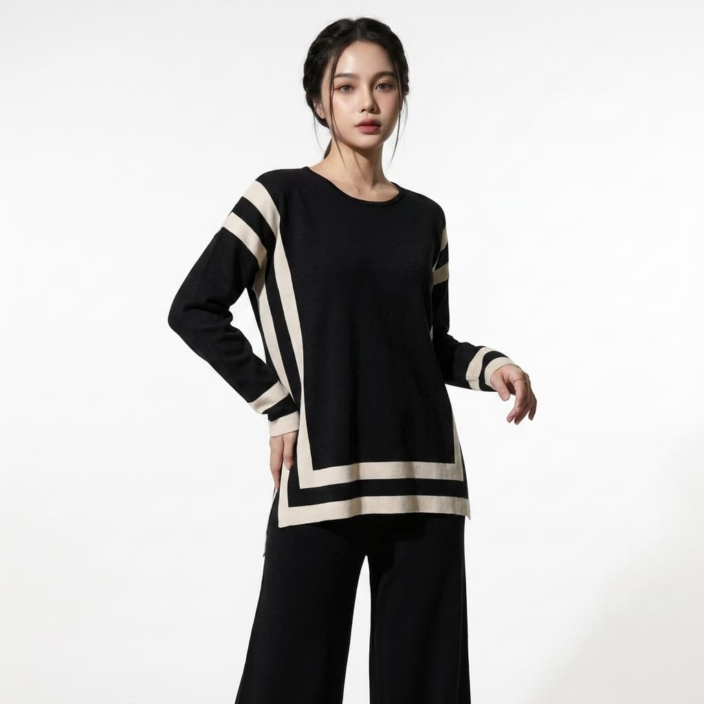 Fato De Malha Feminino-Conjunto Clouwny