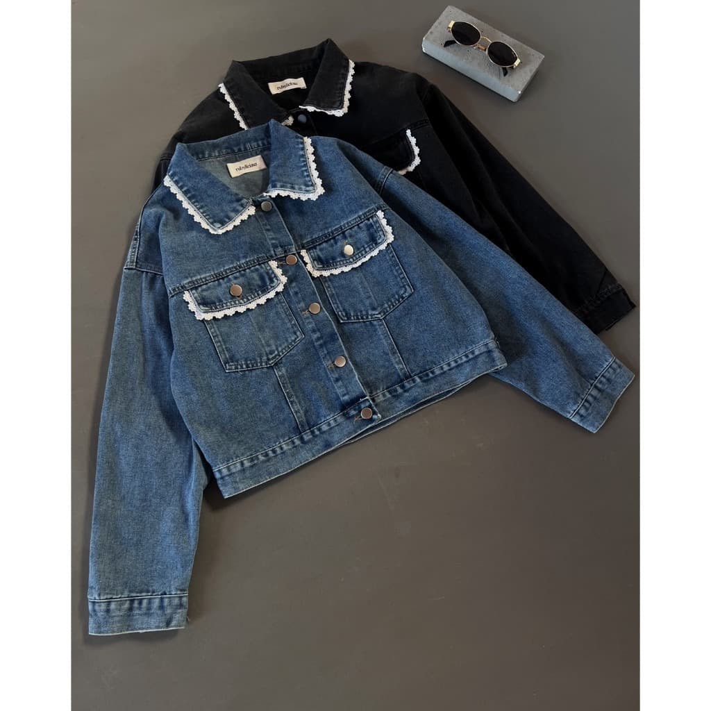 Jaqueta DENIM Myrubylicious QALIN Código 700N | Manga Longa TOP CASUAL Feminino