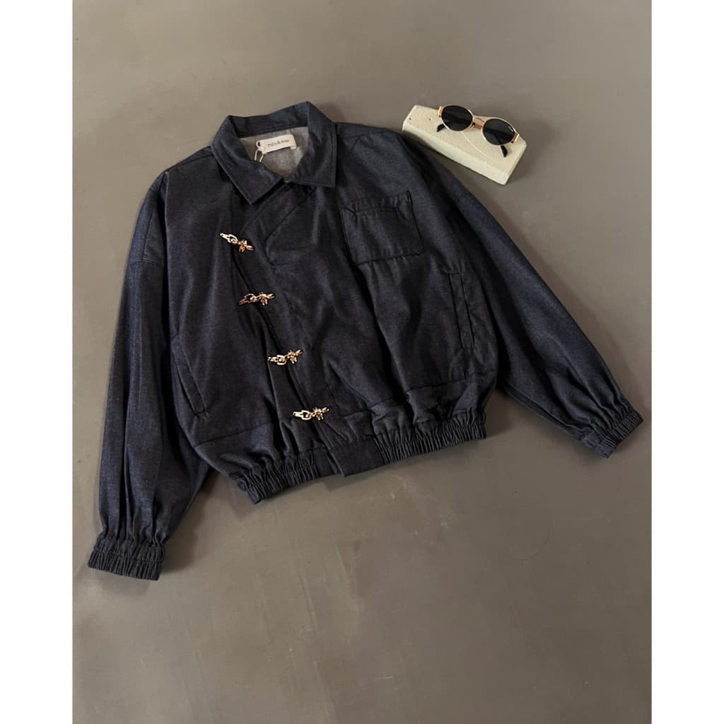Jaqueta DENIM Myrubylicious UNEIVA Código 26026 | De Manga Comprida TOP CASUAL Feminino