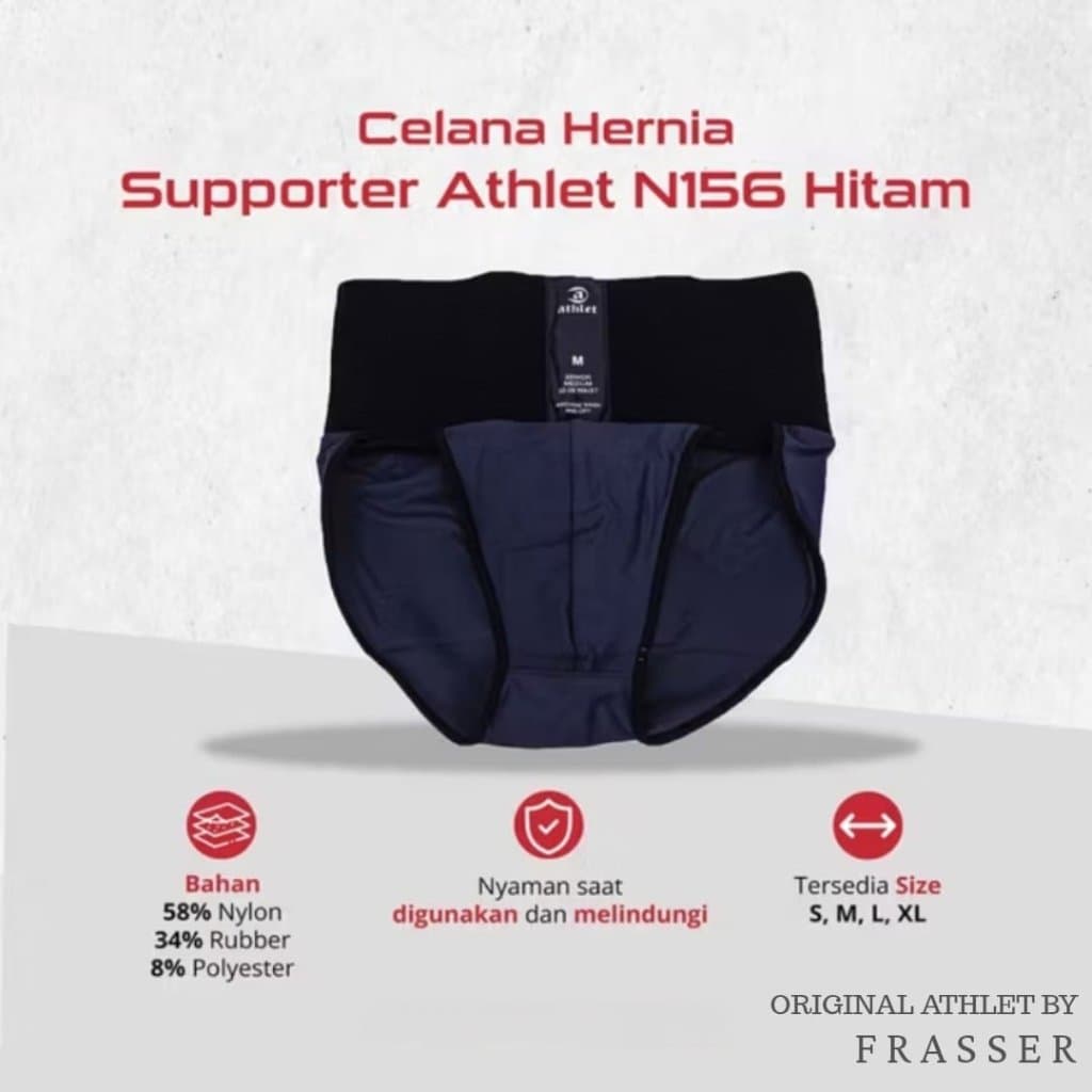 Hérnia Torcedor Breve Athlet N156 Calças Pretas/Roupa Interior De Esportiva/Espartilho BN 01 SPT ATH 156 PK