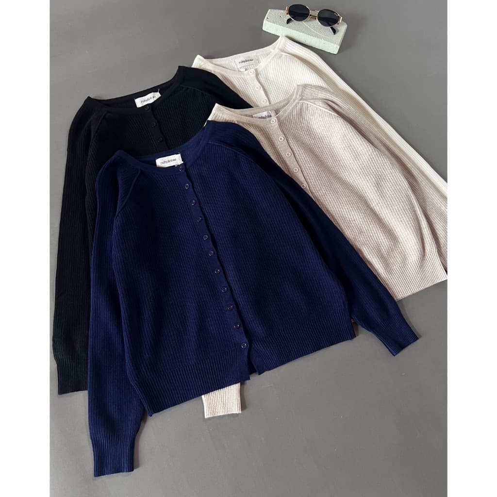 Código Myrubylicious NEONA CARDI 8726 | CARDIGAN De Malha De Manga Comprida TOP CASUAL Feminino
