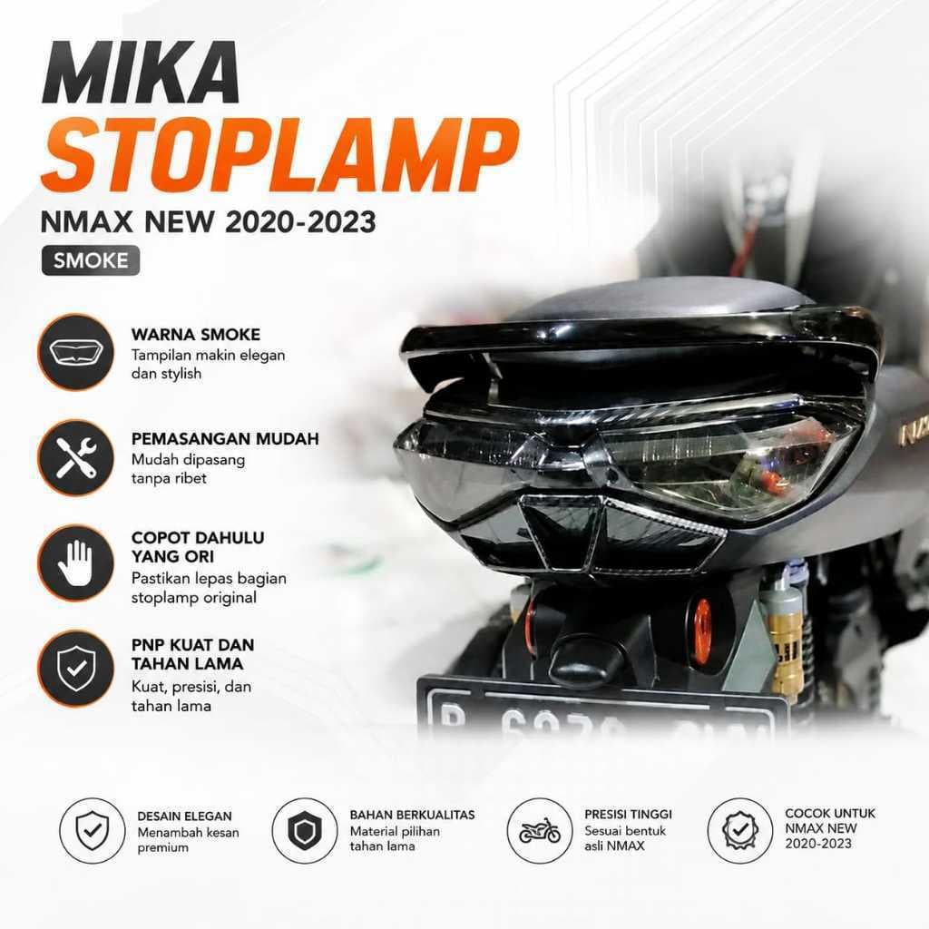 Lâmpada De Parada Traseira Mica Para Nmax Novo 2020-2023