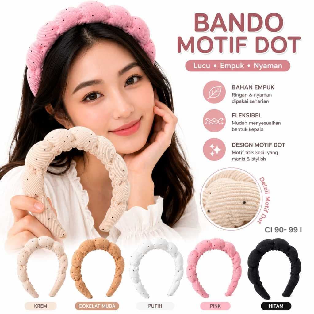 Tiara De Tecido De Espuma Grossa Feminina Coreana Bandana BN 6 BND CI 90