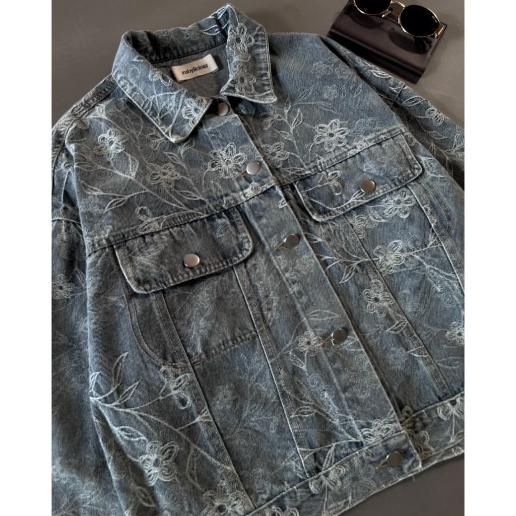 Jaqueta DENIM Myrubylicious YENICA Código 694N | Manga Longa TOP CASUAL Feminino