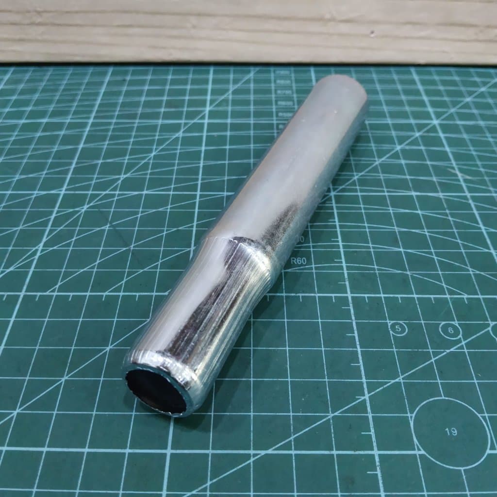 Espigão De Selim De Bicicleta Cromado De 15 Cm/Curto BMX Para Bicicletas Infantis Mini E Dobráveis