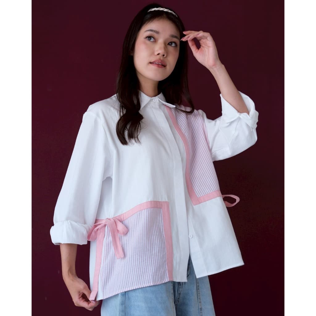 Camisa Myrubylicious R Miquel | TOP Feminino De Linho HANAMI Camisas Femininas