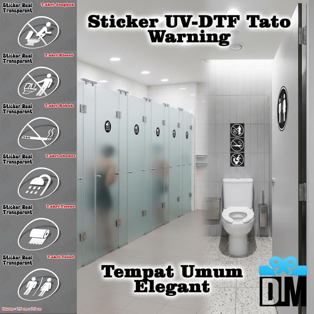 Adesivo De Sinalização De Banheiro Para Mulheres Grávidas E Bebês , Lugar Geral Pais , Ícone De Banho , Material UV DTF