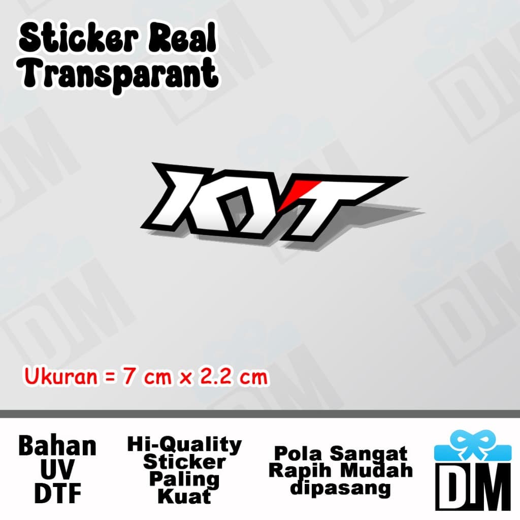 Adesivo De Marca KYT Logotipo Símbolo Ícone UV DTF Porta-Malas Da Janela Traseira Grande E Pequena Precisão Emblema Moto