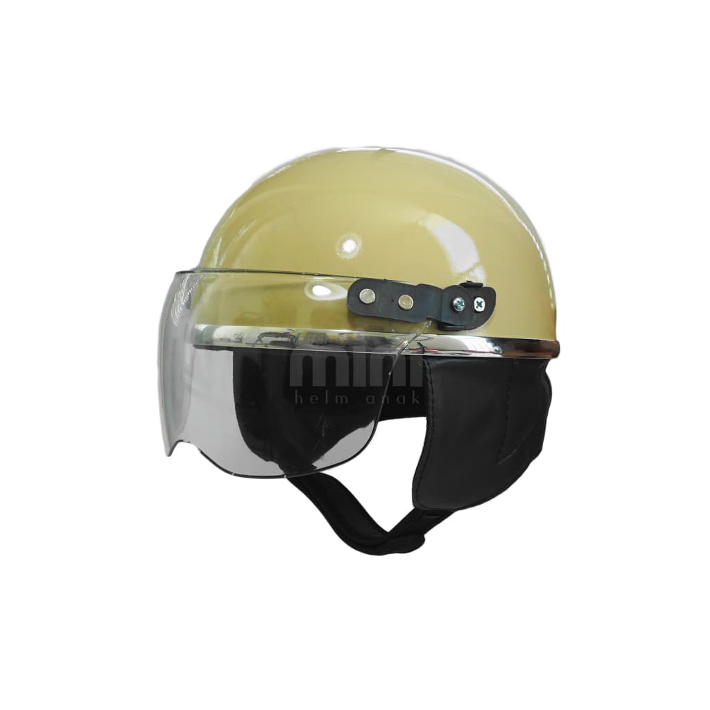 Capacete Infantil De Caramelo Cromado Série Retrô