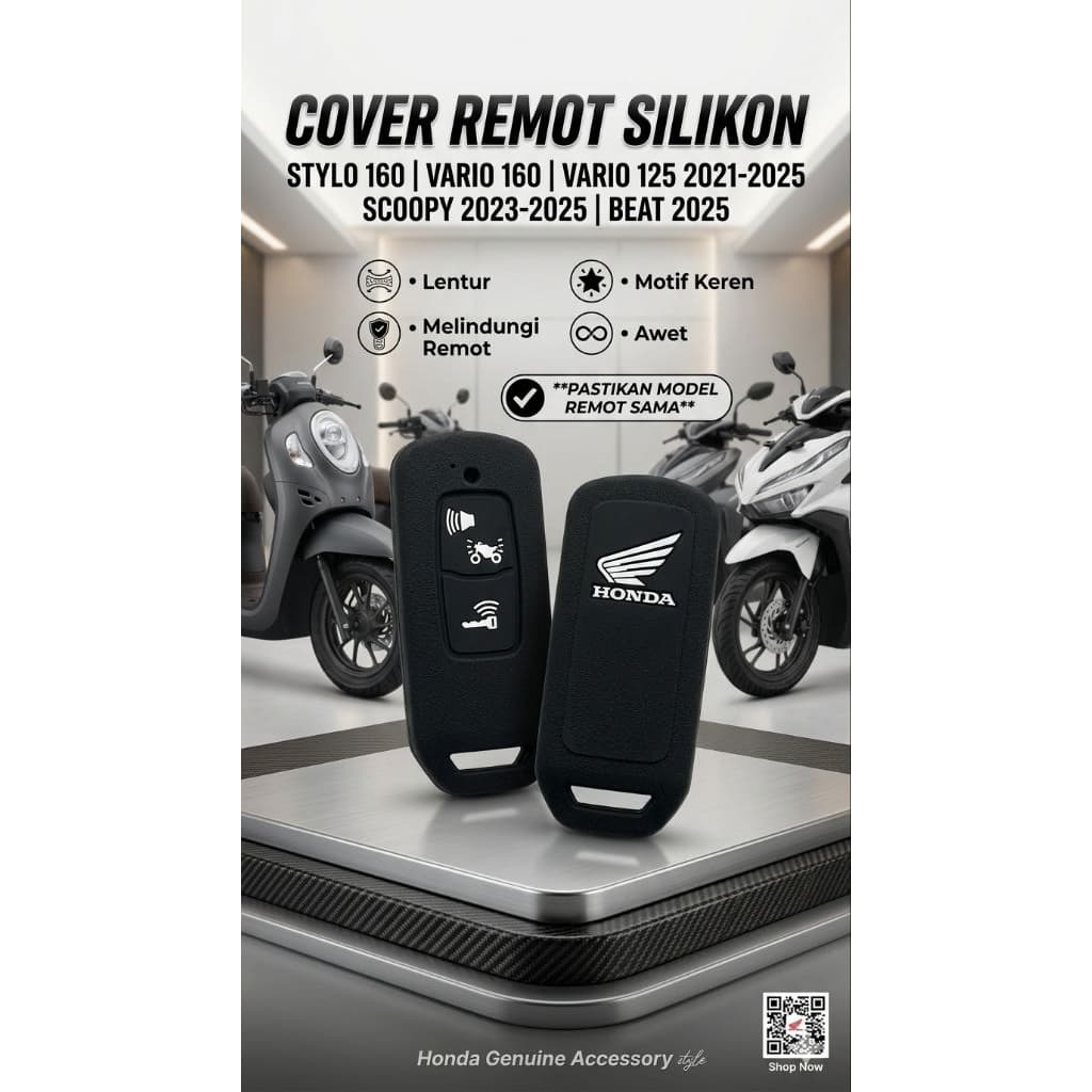 Capa Remota De Silicone Nova Vario 125 2023 Colher 2023 ADV 160 PCX 160 160