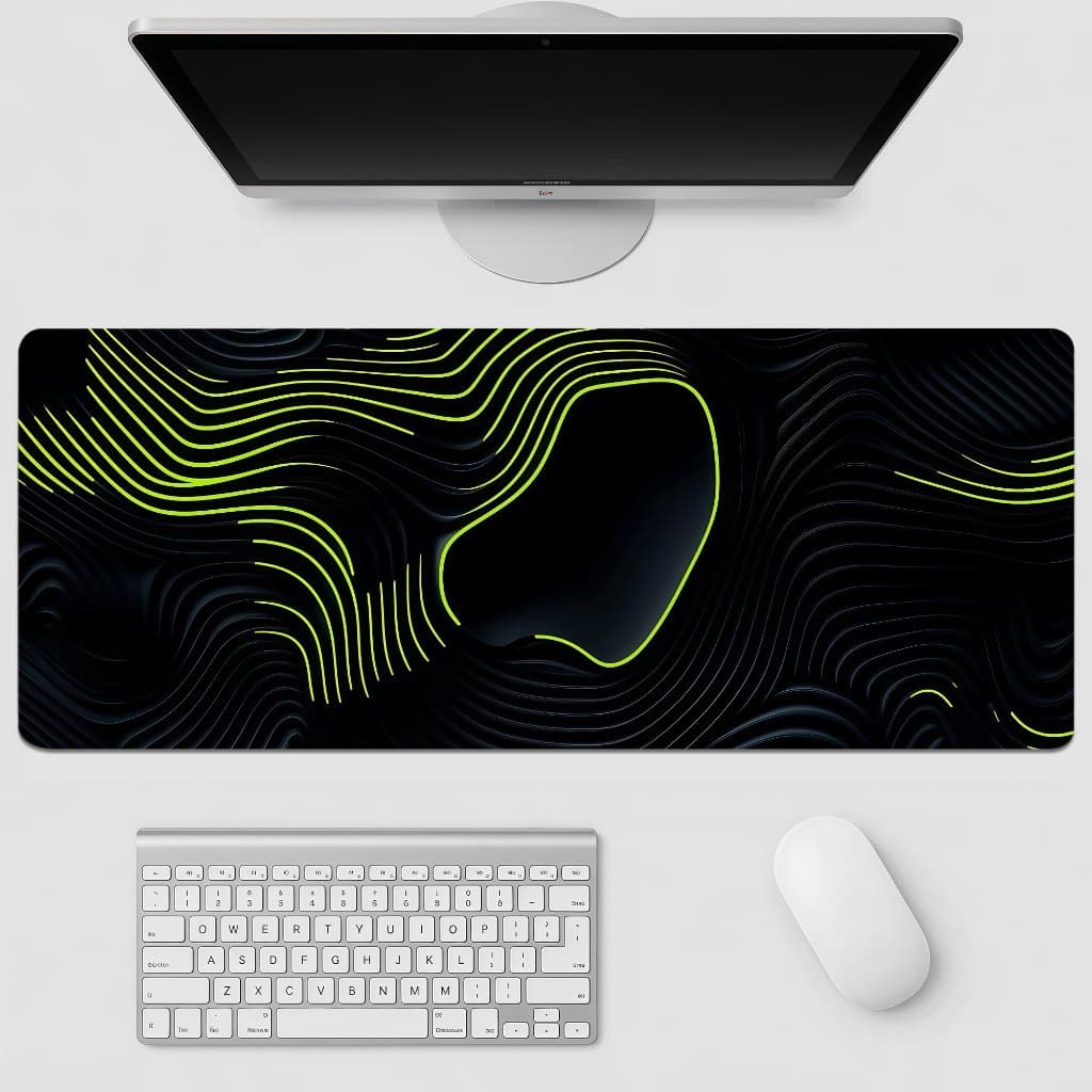 80 * 30cm Mouse Pad Anti Selip 26 * 21 CM Tapete De Mesa Grande MousePad Komputer Longo Linhas Cor