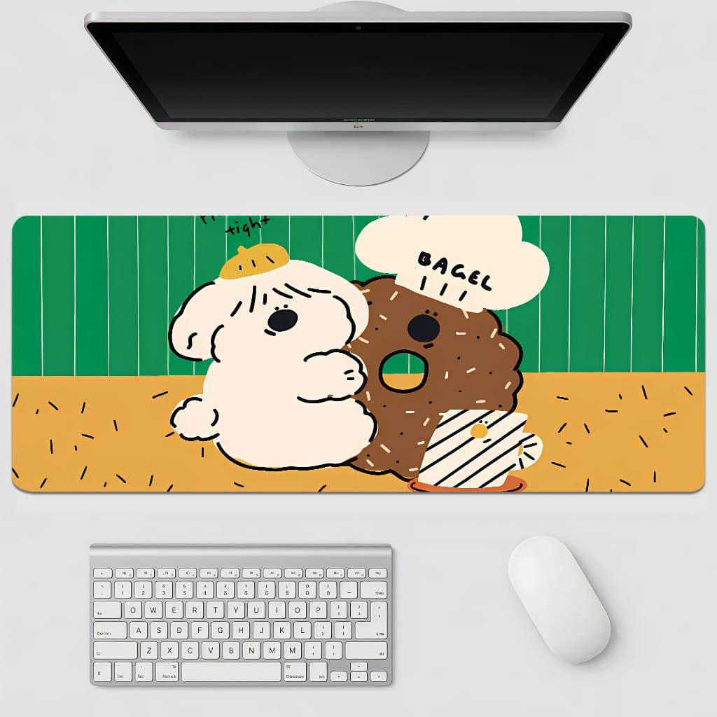 80 * 30cm Mouse Pad Anti Selip 26 * 21 CM Tapete De Mesa Grande MousePad Komputer Longo Filhote De Cachorro