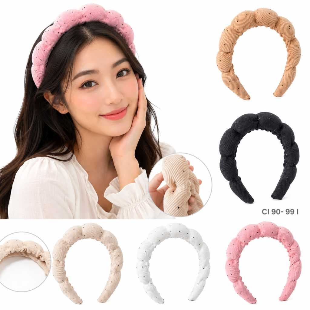 Coreano Premium Cloud Headband Fofo Jumbo Soft Gemoy BN6 BNDAW CI 90-99 I